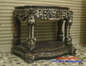 B&Agrave;N B&Aacute;N NGUYỆT CẨN ỐC KHẢM X&Agrave; CỪ - ĐỒ HUẾ XƯA SẮC N&Eacute;T